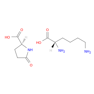 L-脯氨酸,5-oxo-,Compd。用L-赖氨酸(1：1)
