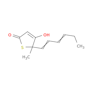 2(5H)-Thiophenone, 5-(1,3-hexadienyl)-4-hydroxy-5-methyl-
