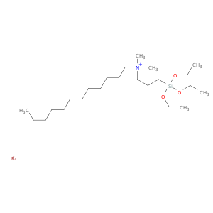 1-Dodecanaminium, N,N-dimethyl-N-[3-(triethoxysilyl)propyl]-, bromide