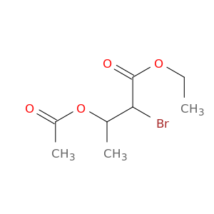 Butanoic acid, 3-(acetyloxy)-2-bromo-, ethyl ester