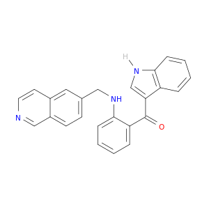 Methanone, 1H-indol-3-yl[2-[(6-isoquinolinylmethyl)amino]phenyl]-