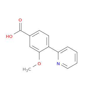 Benzoic acid, 3-methoxy-4-(2-pyridinyl)-