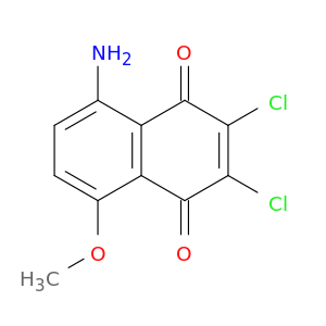 1,4-Naphthalenedione, 5-amino-2,3-dichloro-8-methoxy-