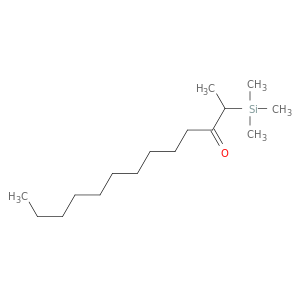 3-Tridecanone, 2-(trimethylsilyl)-