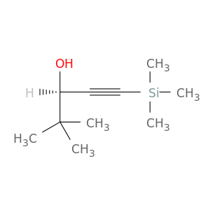 1-Pentyn-3-ol, 4,4-dimethyl-1-(trimethylsilyl)-, (R)-