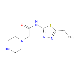 1-Piperazineacetamide,N-(5-ethyl-1,3,4-thiadiazol-2-yl)-