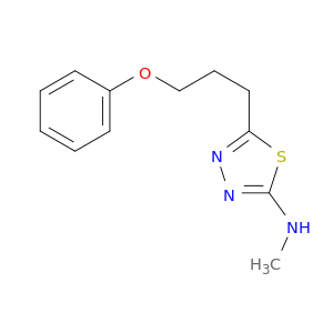 1,3,4-Thiadiazol-2-amine, N-methyl-5-(3-phenoxypropyl)-