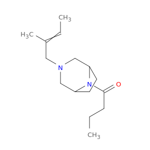1-Butanone,1-[3-(2-methyl-2-buten-1-yl)-3,8-diazabicyclo[3.2.1]oct-8-yl]-