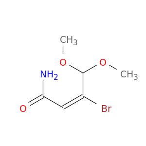 2-Butenamide, 3-bromo-4,4-dimethoxy-, (E)-
