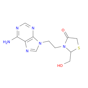 4-Thiazolidinone,3-[2-(6-amino-9H-purin-9-yl)ethyl]-2-(hydroxymethyl)-