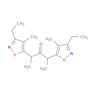 3-Pentanone, 2,4-bis(3-ethyl-4-methyl-5-isoxazolyl)-