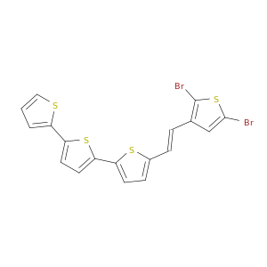2,2':5',2''-Terthiophene, 5-[(1E)-2-(2,5-dibromo-3-thienyl)ethenyl]-