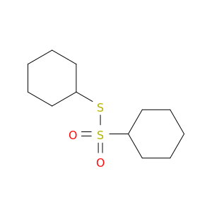 Cyclohexanesulfonothioic acid, S-cyclohexyl ester