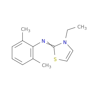 Benzenamine, N-(3-ethyl-2(3H)-thiazolylidene)-2,6-dimethyl-