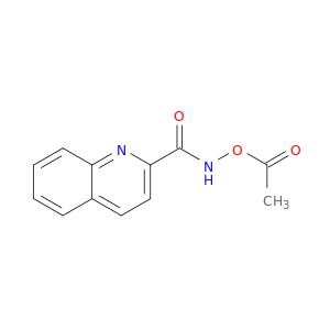 2-Quinolinecarboxamide, N-(acetyloxy)-