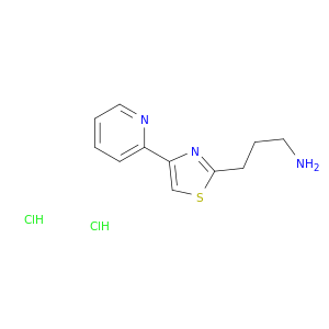 3-[4-(Pyridin-2-yl)-1,3-thiazol-2-yl]propan-1-amine dihydrochloride