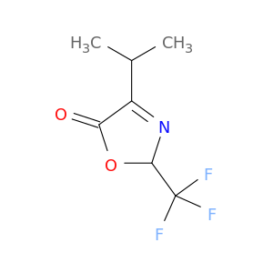 4-(propan-2-yl)-2-(trifluoromethyl)-2,5-dihydro-1,3-oxazol-5-one