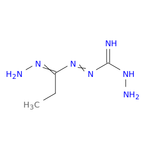 Diazenecarboximidicacid, 2-(1-hydrazinylidenepropyl)-, hydrazide