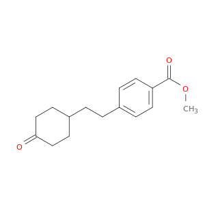 Benzoic acid, 4-[2-(4-oxocyclohexyl)ethyl]-, methyl ester