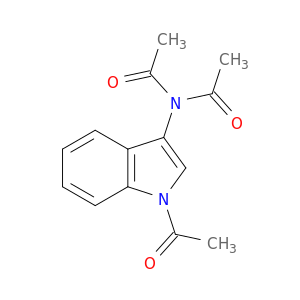 Acetamide, N-acetyl-N-(1-acetyl-1H-indol-3-yl)-