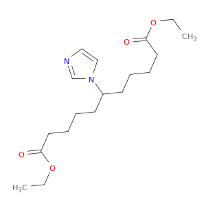 Undecanedioic acid, 6-(1H-imidazol-1-yl)-, diethyl ester