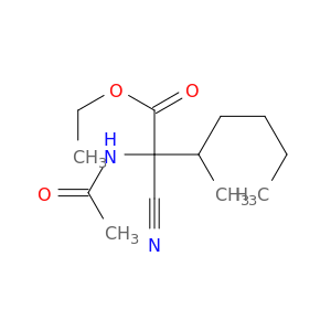 ethyl 2-(acetylamino)-2-cyano-3-methylheptanoate