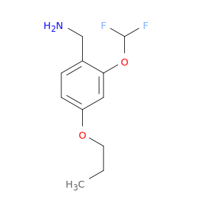 [2-(Difluoromethoxy)-4-propoxyphenyl]methanamine