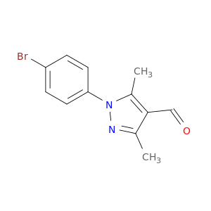 1-(4-溴苯基)-3,5-二甲基-1H-吡唑-4-羧醛醛