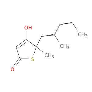 2(5H)-Thiophenone, 4-hydroxy-5-methyl-5-(2-methyl-1,3-pentadienyl)-