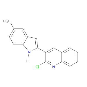 Quinoline, 2-chloro-3-(5-methyl-1H-indol-2-yl)-