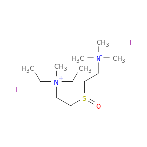 Ethanaminium,2-[[2-(diethylmethylammonio)ethyl]sulfinyl]-N,N,N-trimethyl-, diiodide (9CI)