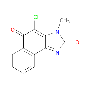 2H-Naphth[1,2-d]imidazole-2,5(3H)-dione, 4-chloro-3-methyl-