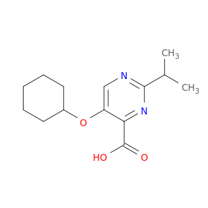 4-嘧啶羧酸,5-(环己氧基氧基)-2-(1-甲乙基)-