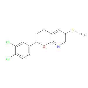 2H-Pyrano[2,3-b]pyridine,2-(3,4-dichlorophenyl)-3,4-dihydro-6-(methylthio)-