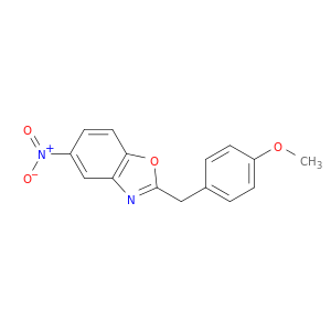 Benzoxazole, 2-[(4-methoxyphenyl)methyl]-5-nitro-