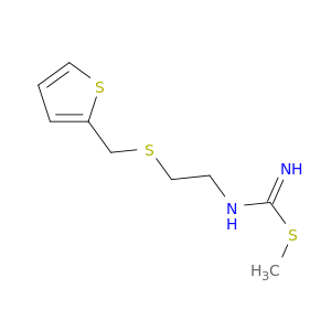 Carbamimidothioic acid, [2-[(2-thienylmethyl)thio]ethyl]-, methyl ester