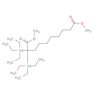 Decanedioic acid, 2,2-bis(triethylgermyl)-, dimethyl ester