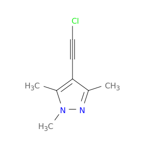1H-Pyrazole, 4-(chloroethynyl)-1,3,5-trimethyl-