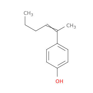 Phenol, 4-(1-methyl-1-pentenyl)-