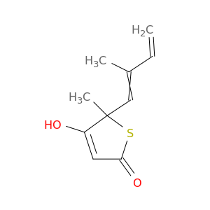 2(5H)-Thiophenone, 4-hydroxy-5-methyl-5-(2-methyl-1,3-butadienyl)-