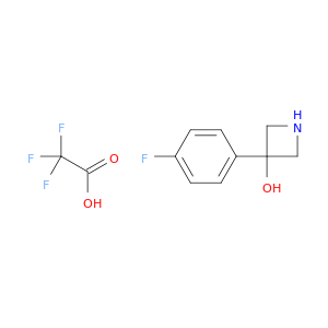3-(4-Fluorophenyl)azetidin-3-ol 2,2,2-trifluoroacetate