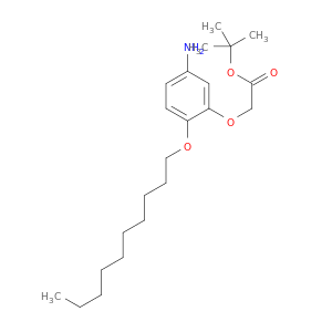Acetic acid, [5-amino-2-(decyloxy)phenoxy]-, 1,1-dimethylethyl ester