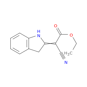 Acetic acid, cyano(1,3-dihydro-2H-indol-2-ylidene)-, ethyl ester