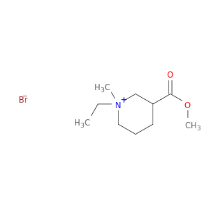Piperidinium,1-ethyl-3-(methoxycarbonyl)-1-methyl-, bromide (1:1)