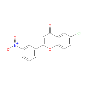 4H-1-Benzopyran-4-one, 6-chloro-2-(3-nitrophenyl)-