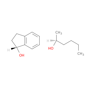 1H-Inden-1-ol, 2,3-dihydro-, (1R)-, compd. with (2S)-2-hexanol (1:1)