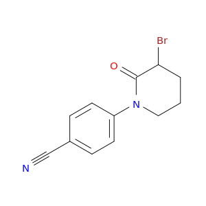 4-(3-bromo-2-oxopiperidin-1-yl)benzonitrile