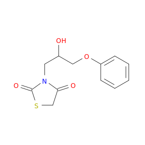 2,4-Thiazolidinedione, 3-(2-hydroxy-3-phenoxypropyl)-