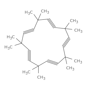 3,3,6,6,9,9,12,12,15,15-decamethylcyclopentadeca-1,4,7,10,13-pentayne