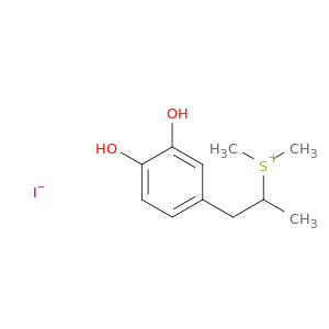 Sulfonium, [2-(3,4-dihydroxyphenyl)-1-methylethyl]dimethyl-, iodide